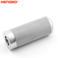 Hengko personalizado de alambre de acero inoxidable 316L tubo de filtro de alta precisión de alta precisión utilizado para analizador de humo en línea CEMS